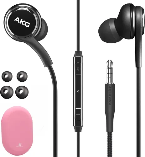 Vista 8 de Auriculares intrauditivos originales Samsung AKG de 0.138 in con control remoto y micrófono para Galaxy A71, A31, Galaxy S10, S10e, Note 10, Note