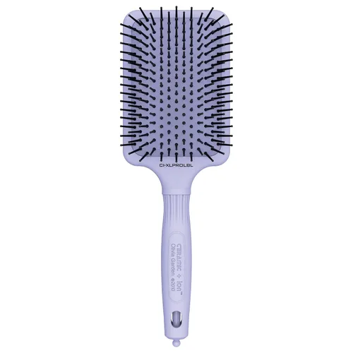 Vista 7 de Olivia Garden Cepillo de pelo Ceramic + Ion XL Pro Paddle Plateado