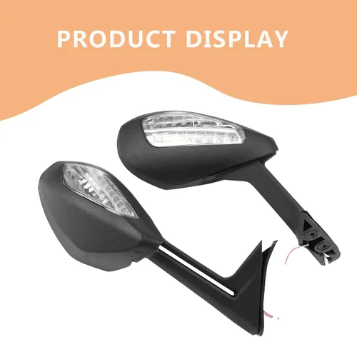 Vista 6 de Worldmotop - Espejo retrovisor lateral ajustable para motocicleta, compatible con Ducati 959 Panigale 2016-2019 1299 Panigale/S/R 2015-2019 2018 2017
