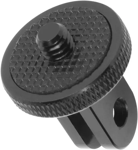 Vista 4 de Soporte de trípode de liberación rápida CNC de aluminio con interfaz base de hebilla de adaptador de 1/4 compatible con Hero 13/12/11, OSMO 360, ONE