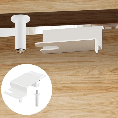 Vista 8 de Cerradura superior para puerta de seguridad infantil, cerraduras de puerta superior para niños hechas de metal duradero, cerraduras ajustables