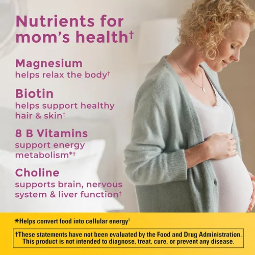 Vista 3 de Nature Made Cápsulas blandas prenatales de vitaminas + cápsulas de colina, ácido fólico + DHA + colina, 60 vitaminas prenatales para mujeres, 60
