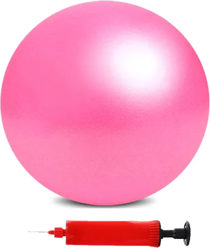 Vista 18 de Mini pelota de yoga de ejercicio de pilates, pelota de yoga inflable pequeña de 6 pulgadas, equipo de entrenamiento básico y terapia física