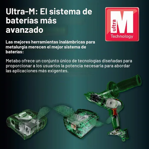 Vista 7 de Metabo BS 18 LT BL 2x 2.0Ah kit 18V sin escobillas taladro/controlador 2.0Ah Kit