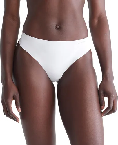 Vista 2 de Calvin Klein Women's Invisibles Seamless Thong Panties, 3 Pack