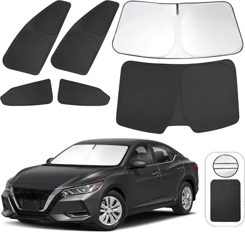 Vista 65 de TINGLU Persianas de ventana para Honda CR-V 2023-2026, accesorios para ventanas laterales de automóvil, parabrisas triangular, parasol para rayos UV