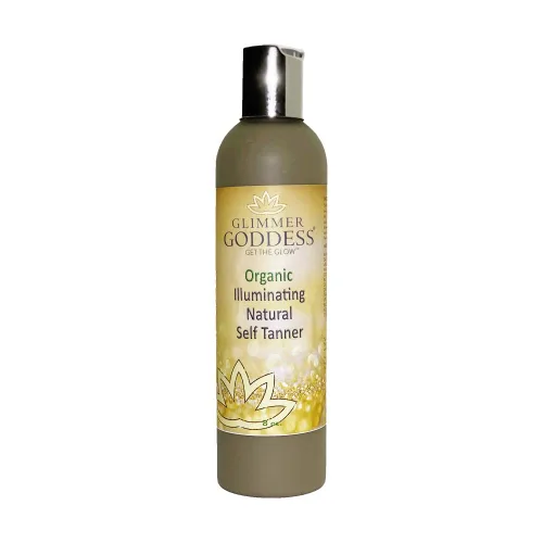 Vista 11 de Glimmer Goddess Autobronceador orgánico sin DHA - Loción bronceadora sin sol (oscuro), 8 onzas