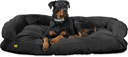 Vista 23 de K9 Ballistics Tough Bolster Cama Sofá Almohada Anidable para Perros para Razas Toy y Extra Pequeñas - Duradera, Resistente al Agua con Funda