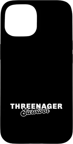 Vista 6 de Threenager Parenting 3 Year Old Kid Case for iPhone 17