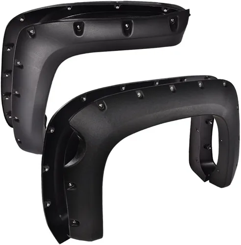 Vista 14 de CHEDA Aletas de parachoques, Compatible con Chevy Silverado 1500/2500HD/3500HD 2007 2008 2009 2010 2011 2012 2013 78.7” / 97.6” de cama larga, 4