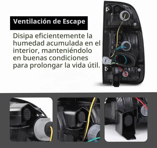 Vista 9 de G-PLUS Conjunto de luces traseras con arnés de cableado, compatible con Toyota Tundra de cabina regular y de acceso 2000-2006, NO es compatible