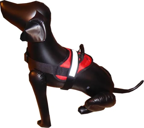 Vista 4 de HDP Arnés suave sin tirones para perros grandes. Tamaño: XXL. Color: negro