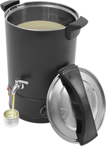 Vista 16 de Derretidor de cera para hacer velas, olla de fusión eléctrica comercial de cera de 10L/338.2 onzas con control de temperatura y boquilla de vertido