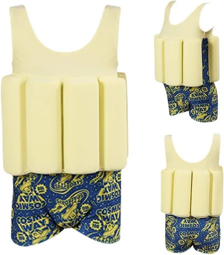 Vista 2 de Traje de baño de una sola pieza para bebé, niño, niña, traje de verano, vacaciones, playa, deporte, traje de baño, chaleco de natación
