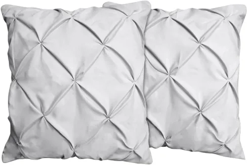 Vista 13 de beddingstar - Juego de fundas de almohada plisadas de 2 a 600 hilos, 100 % algodón egipcio, magníficas fundas de almohada decorativas