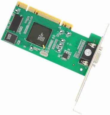Vista 3 de Tbest Tarjeta gráfica de 8 MB, tarjeta gráfica VGA PCI 8 MB 32 bits computadora de escritorio accesorios multi pantalla para Rage XL