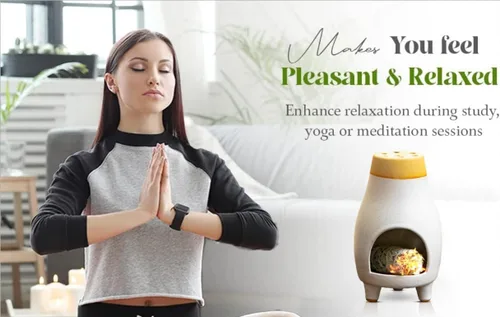 Vista 8 de Palo Santo Sage Incienso Holder I Meditación Regalo Cerámica Decoración Cuenco Suministros de Brujería Cuenco de Manchas I Quemador Elegante