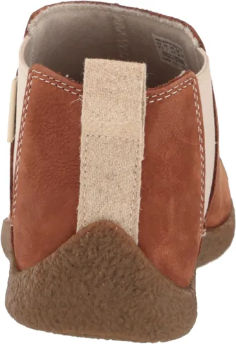 Vista 3 de KEEN Botines Mosey Chelsea de cuero para mujer, SafariAbedul