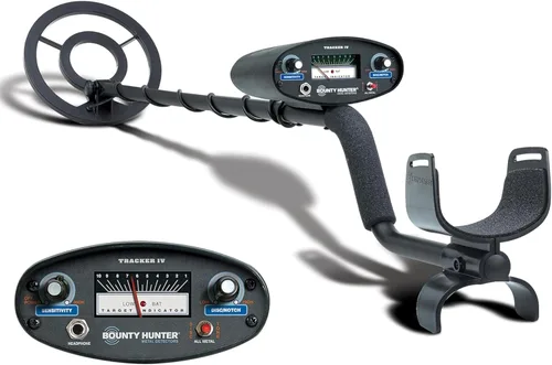 Vista 11 de Detector de Metales Bounty Hunter Tracker IV – Diseñado para Adultos y Niños con Bobina Impermeable de 8 Pulgadas, Alta Precisión, 3 Modos