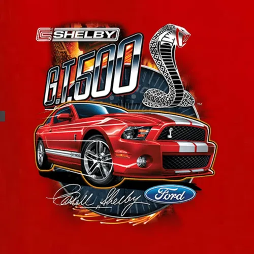 Vista 38 de Wild Bobby Shelby GT500 Cobra - Sudadera con capucha con diseño oficial de Ford Motors Cars and Trucks