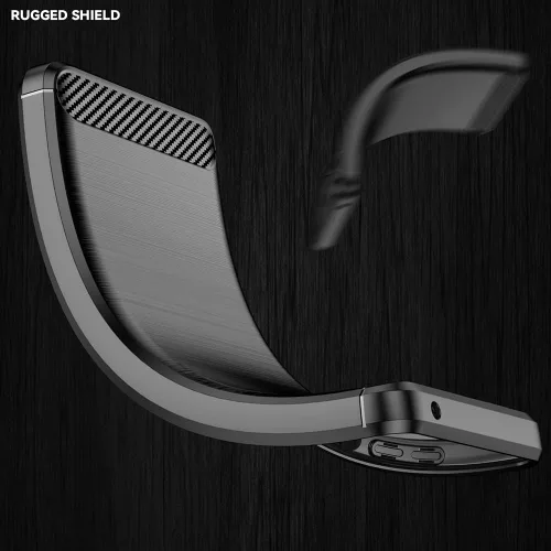 Vista 2 de Funda para Google Pixel 6A, Google Pixel 6A, funda de TPU de fibra de carbono suave de silicona protectora antiarañazos, a prueba de golpes, funda
