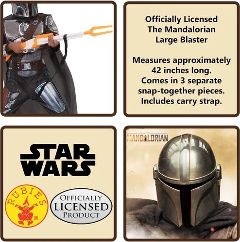 Vista 2 de Rubies Star Wars The Mandalorian Blaster grande