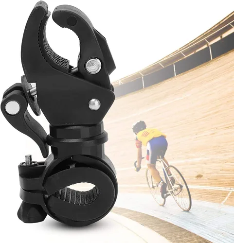 Vista 3 de Soporte de linterna de bicicleta multifuncional, soporte de linterna universal Soporte de lámpara Soporte de luz para ciclismo