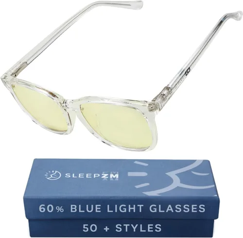 Vista 24 de Sleep ZM Blue Light Blocking & Light Sensitivity Glasses - 8 Lens Types for Comfort, Relaxation, Sleep & Relief - 50+ Styles