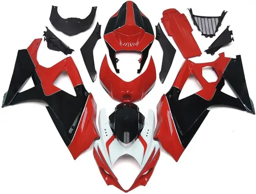 Vista 20 de Kit de carenado negro púrpura para 2007 2008 Suzuki K7 GSXR1000 07 08 GSX-R1000 Carrocería ABS plástico cuerpo marco conjunto