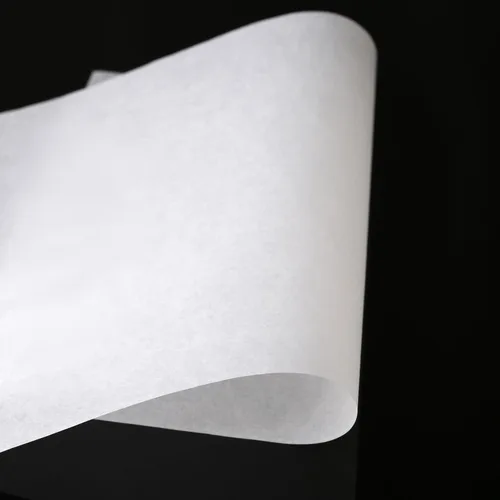 Vista 3 de Hojas precortadas de papel pergamino, revestimiento de 2 lados para hornear, cocinar, freír, horno y extracción de aceite de flores para prensa