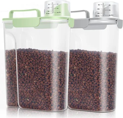 Vista 17 de TBMax Contenedor de Almacenamiento de Comida para Gatos y Perros de 5 a 7 libras, Contenedor Secundario de Almacenamiento de Comida para Mascotas
