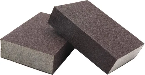 Vista 2 de Luomorgo Bloques de lijado de esponja de lijado pulido bloque de lijado elástico extrafino (grano 400-600) 8 piezas Extra Fine, 400-600 Grit