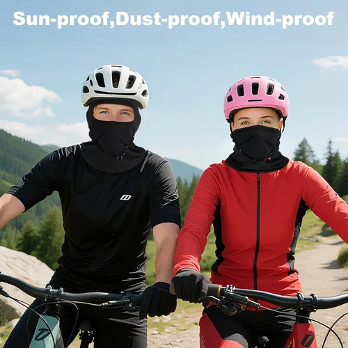 Vista 4 de Ski Mask, Balaclava & Neck Gaiter Face Mask for Men and Women, Face Cover for Cycling, Hiking, Traveling