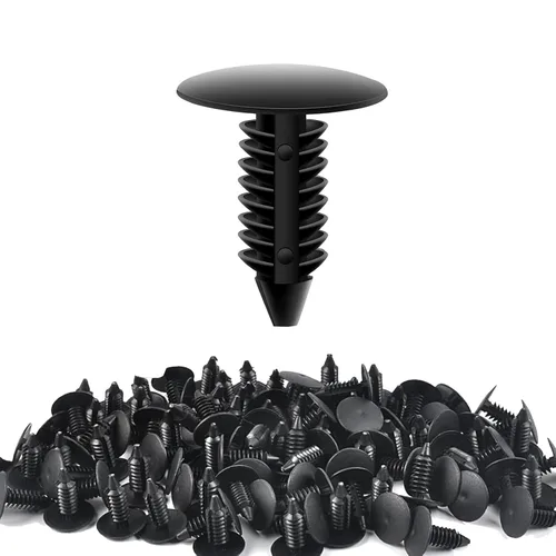 Vista 9 de OTUAYAUTO 10184895 140 clips de retención de remaches de plástico para puerta de parachoques de guardabarros de repuesto para Jeep Wrangler 07-20
