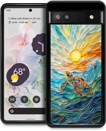 Vista 209 de Compatible con Google Pixel 4A 5G Mobile Case Creative Acrylic Back Panel Silicona Edge Case Slim Protección Especialmente para Google Pixel 4A 5G