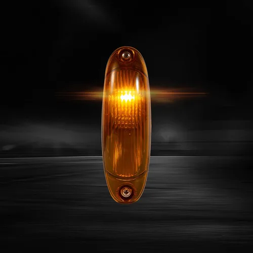 Vista 6 de 5 luces de techo con marcador frontal de cabina con LED ámbar, sin cable, apto para Freightliner Cascadia A6608222000
