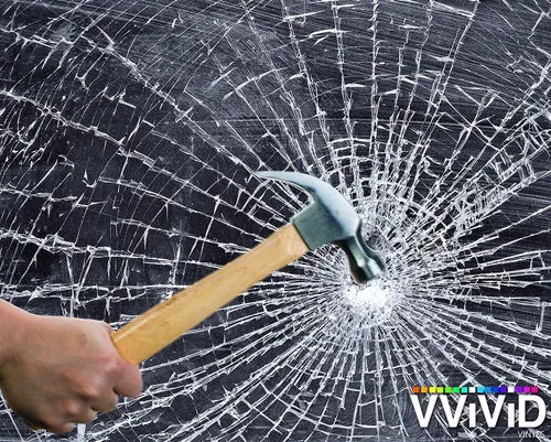 Vista 5 de VViViD Rollo de vinilo protector para ventanas de vidrio, transparente, de 4 milímetros, anti estallido, de seguridad.