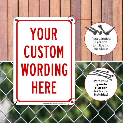 Vista 4 de Letrero personalizado, letreros metálicos personalizados para oficina, negocio, lugar de trabajo, oficina, hogar, Airbnb, entrega con letreros