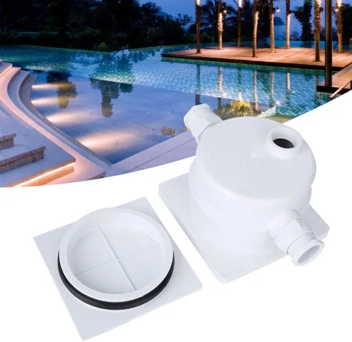 Vista 7 de TOPINCN Caja de conexiones impermeable G3/4 DN20, accesorio de luz subacuática, conveniente para la iluminación de la piscina