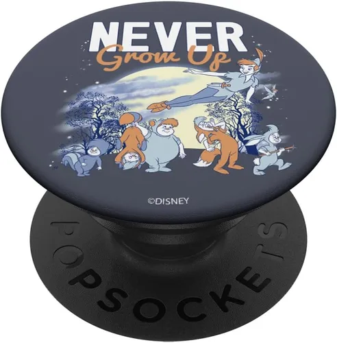 Vista 6 de Disney Peter Pan Lost Boys Never Grow Up Moonlight Retrato PopSockets MagSafe PopGrip para iPhone