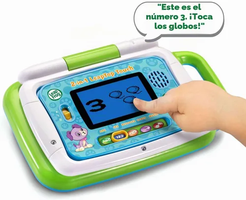 Vista 5 de LeapFrog Leaptop 2-en-1 táctil, Verde
