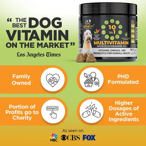 Vista 8 de Googipet - Multivitamínico masticable para perros, vitaminas y suplementos