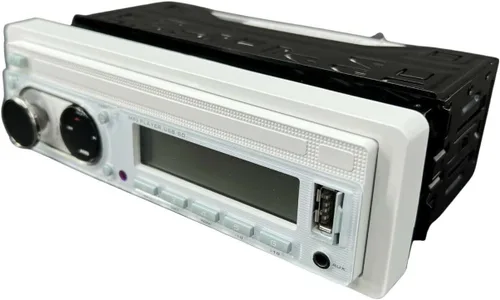 Vista 4 de Gravity MGR-207BT 200W A2DP True Marine Stereo AM FM Radio Media Player Receptor con Bluetooth para barco, ATV, RV, coche, motocicleta