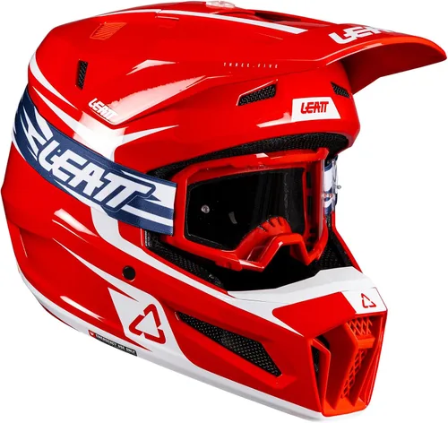Vista 10 de Leatt Casco compuesto Moto 3.5 con kit de gafas 3.5