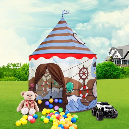 Vista 2 de Tienda de campaña para niños al aire libre, casa de juegos de interior para niños, tiendas de campaña para niños pequeños, juego de regalo