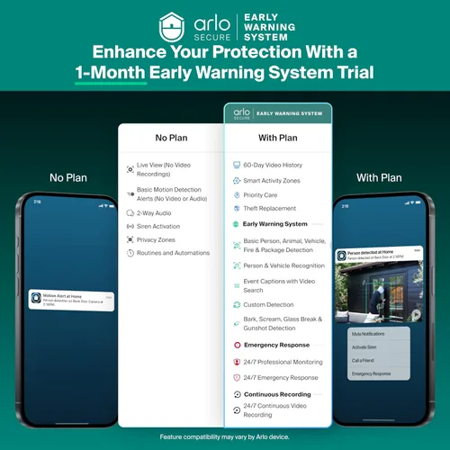 Vista 2 de Arlo Essential - Cámara de seguridad para interiores 2K (3ª generación, lanzamiento 2025) - Alimentación enchufable con cable, reconocimiento