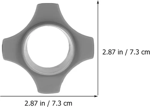 Vista 7 de EXCEART Paquete de 10 anillos antivuelco para micrófono inalámbrico, funda de silicona antideslizante para fiesta de KTV, conferencia, escenario