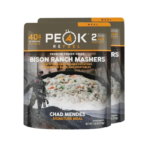 Vista 75 de Peak Refuel Pasta de Carne con Salsa Marinara 49g de Proteína 1040 Calorías Carne 100% Real Comida Premium Deshidratada al Vacío