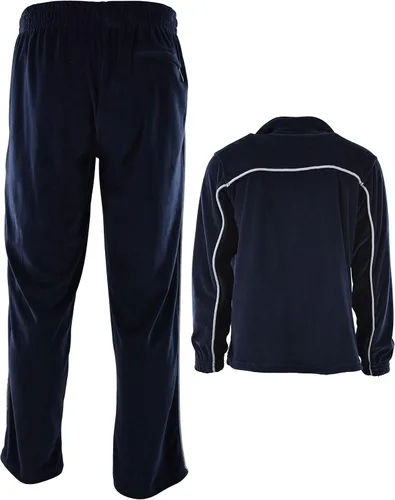 Vista 5 de ChoiceApparel Chándal de terciopelo para hombre con bolsillos con cremallera