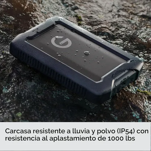 Vista 6 de SanDisk Professional 4TB G-DRIVE ArmorATD - Disco duro externo portátil resistente y duradero HDD, USB-C, USB 3.2 Gen 1 - SDPH81G-004T-GBAND